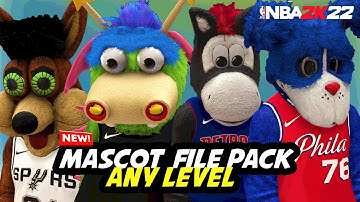 *NEW* MASCOT FILE PACK! ALL 25 MASCOTS! ANY LEVEL! NBA 2K22! EVENT GLITCH! FREE FILES!