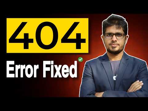 WordPress 404 Not Found Error Fix | Step-by-Step Bangla Tutorial