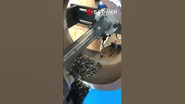 line boring machine , 600mm diameter hole repair site ,S POWER