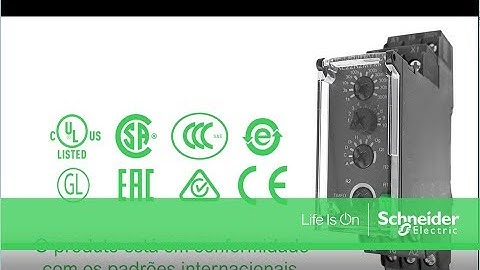 Descubra as características do relé de tempo RE22