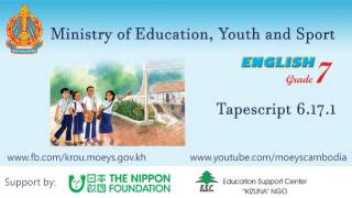 English grade 7 : Chapter 6 Unit 17 - Tapescript 6.17.1