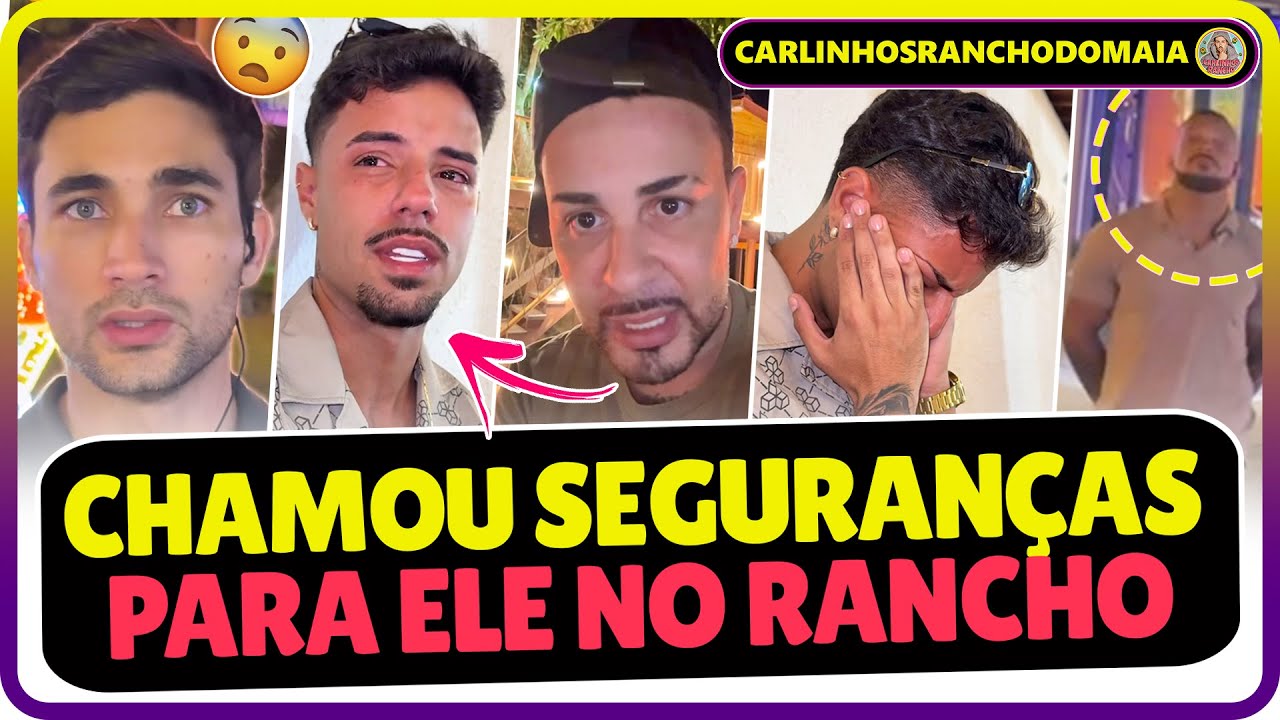 CARLINHOS PROIBIU PEDRO AVELAR DE VER DUDA E COLOCOU SEGURANÇA PARA PARAR ELE 😱😭🫢 🌻#ranchodomaia