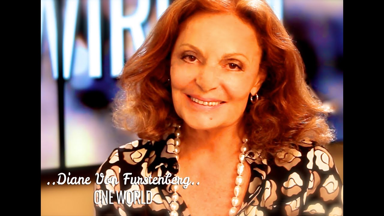 newspaper mockup Diane von Furstenberg & Deepak Chopra | One World