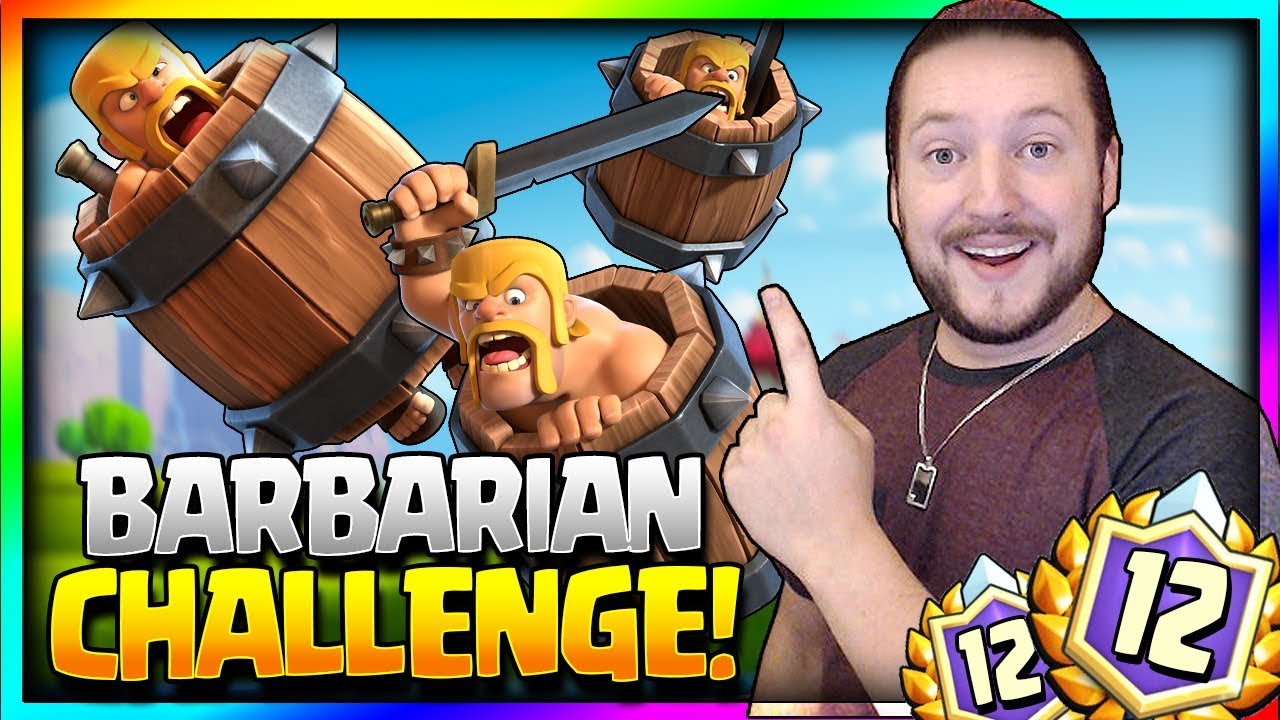 12 WINS BARBARIAN BARREL CHALLENGE!! NEW CARD UNLOCKED! Clash