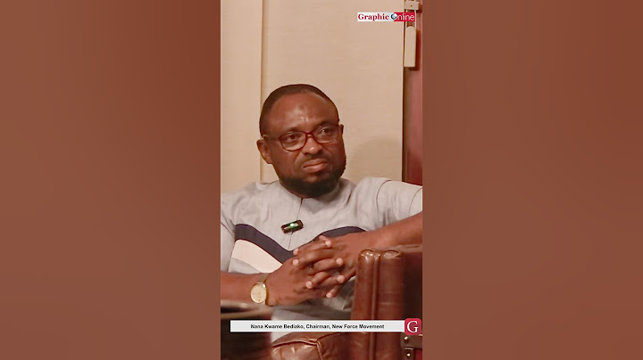 How can you steal state money and call yourself successful - Nana Kwame Bediako