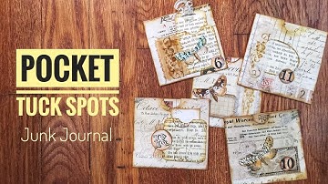 Pockets Tuck Spots - Junk Journal