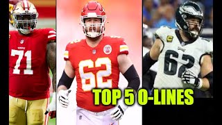 Top 5 Current NFL Offensive Lines Heading into 2023 Season