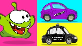 Aprenda com Om Nom | Vamos construir os veículos com Om Nom | Learn Colors