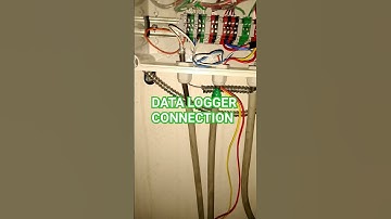 DATA logger connection, #bharatsolar #DGPV
