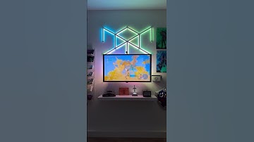 Loving the screen mirror on the @thenanoleaf 4D. #gaming #nanoleaf