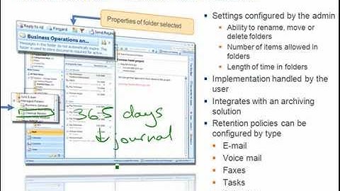 Exchange 2007 video review -- compliance features