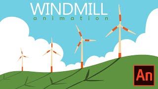 Adobe Animate Tutorial - Windmill Animation screenshot 4
