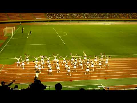 第61回早慶サッカー定期戦　早稲田チア（HT）