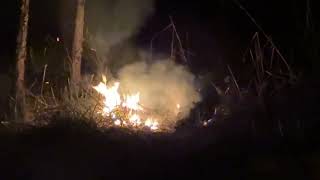 Night burning - fuels reduction