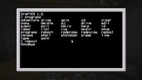 Computercraft floppy drive description writer (easy)