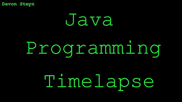 Java Programming Time Lapse | Dodge The Bars