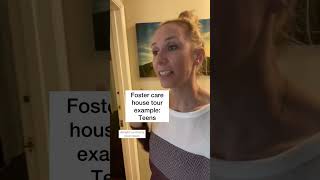 Foster parent house tour example with a new foster teen