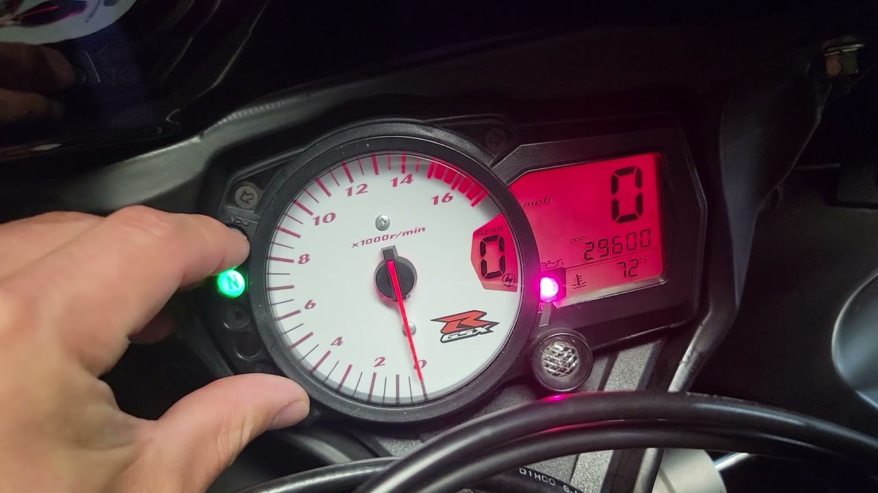 バイクの速度表示メーター スズキ ジーエスエックスR 600 750 1997 