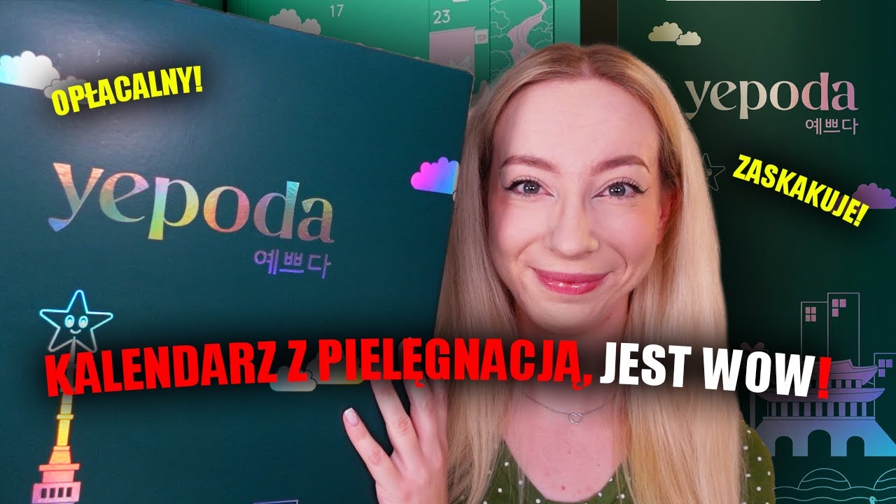 YEPODA K-BEAUTY KALENDARZ ADWENTOWY 2025! | UNBOXING | 24 DNI | PIELĘGNACJA TWARZY, CIAŁA I WŁOSÓW