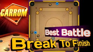 Best Battle Break To Finish /Carrom One Turn Gameplay🤩 screenshot 4