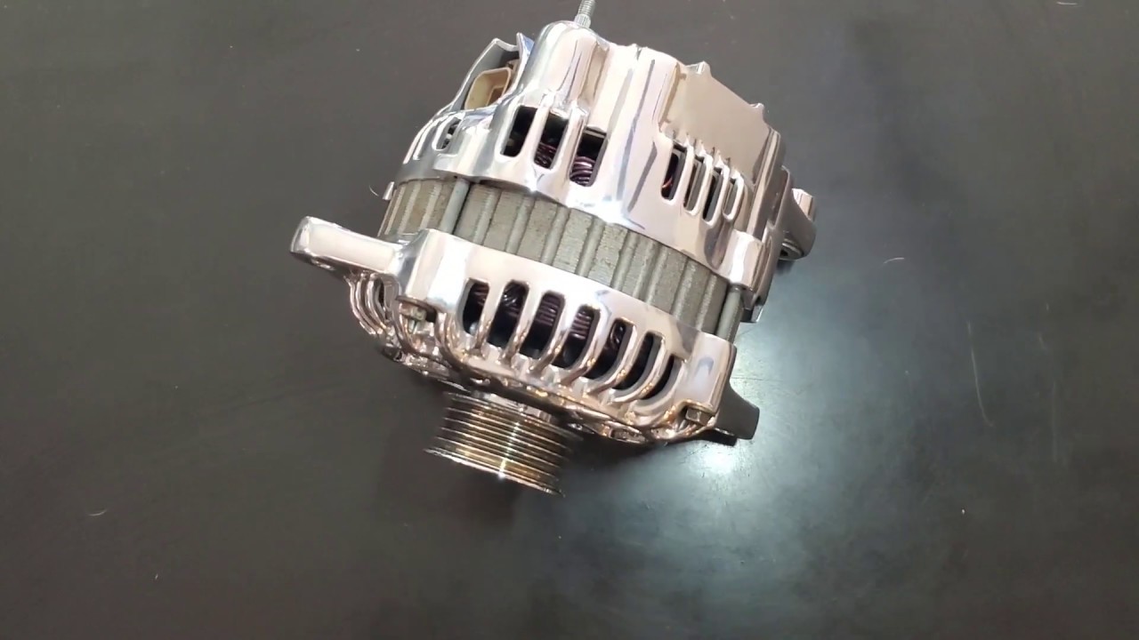 Rx7 alternator before and after polishing. YouTube