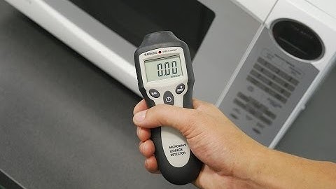 How to test for Microwave Leakage (Using a Microwave Leakage Detector)
