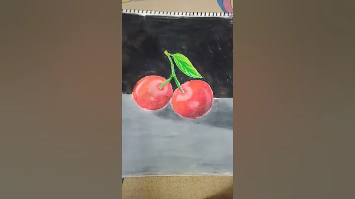 realistic Cherry drawing made by krystal #cherry#k...