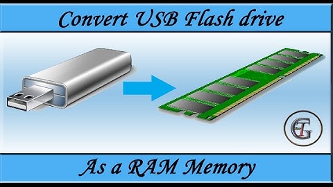 USB Flash drive as a RAM Memory