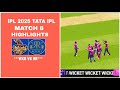 lPL Match 06 : Dream cricket 25 l TATA lPL 2025 l RR VS KKR l with 8 - wicket winlMatch 6 Highlights
