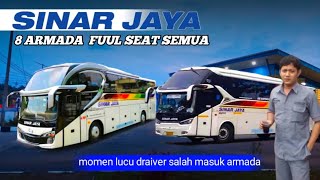 SINAR JAYA SALAH SATU BUS TERMURAH DAN PENUMPANG GAK ADA SEPI NYA DI JALUR INI