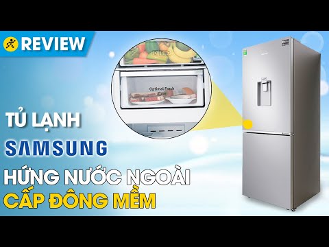 Tủ lạnh Samsung Inverter 276L: lấy nước ngoài, ngăn cấp đông mềm (RB27N4170S8/SV) • Điện máy XANH