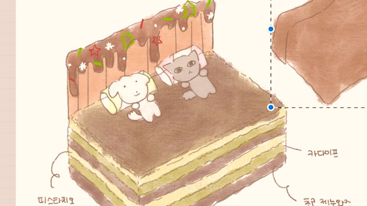 최고로 귀여운 '두바이 쫀득 쿠키 케이크' 만들기🧆