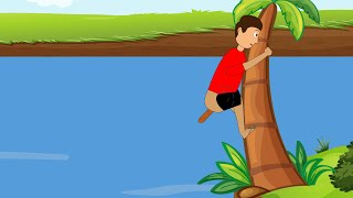 Gagal Berenang vs Shark (Part-12) [Kartun Lucu] Funny Cartoon || Potty Man
