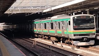 【E231系1000番台U526編成 TK入場回送(指定保全)】JR東日本E231系1000番台ヤマU526編成が回送列車として警笛を鳴らして大宮駅4番線を発車！！(回8648M)2024/03/19