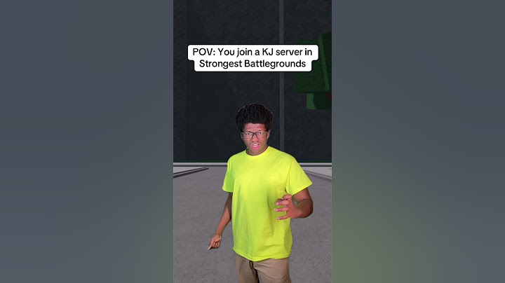 POV: You join a KJ server in Strongest Battlegrounds