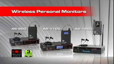 Galaxy Audio's Wireless Personal Monitors