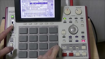 OS128XL V2 Loop demonstration of an audio track (MPC1000 & MPC2500)