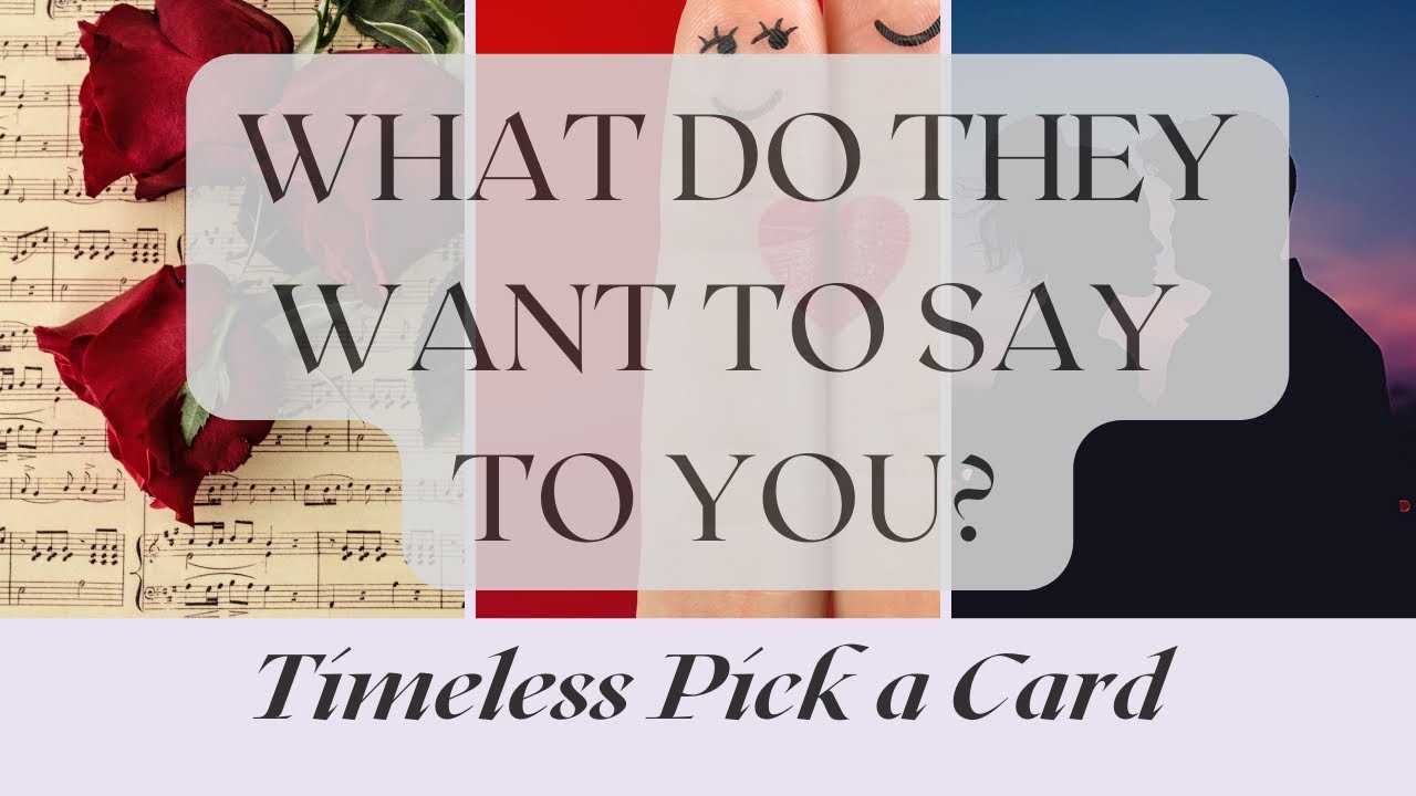 Pick a Card ⚠️✨🤯 WHAT DO THEY WANT TO SAY TO YOU?! 🤯✨⚠️ Timeless Tarot Reading!!