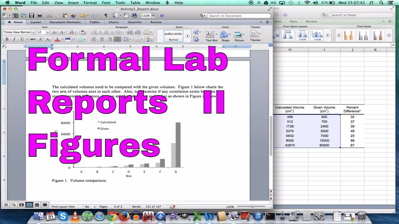 How To Properly Format A Formal Lab Report II Figures YouTube How To Properly Format A Formal Lab Report II Figures YouTube