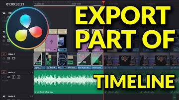 How to export part of a timeline in Davinci Resolve 19 - Quick Guide