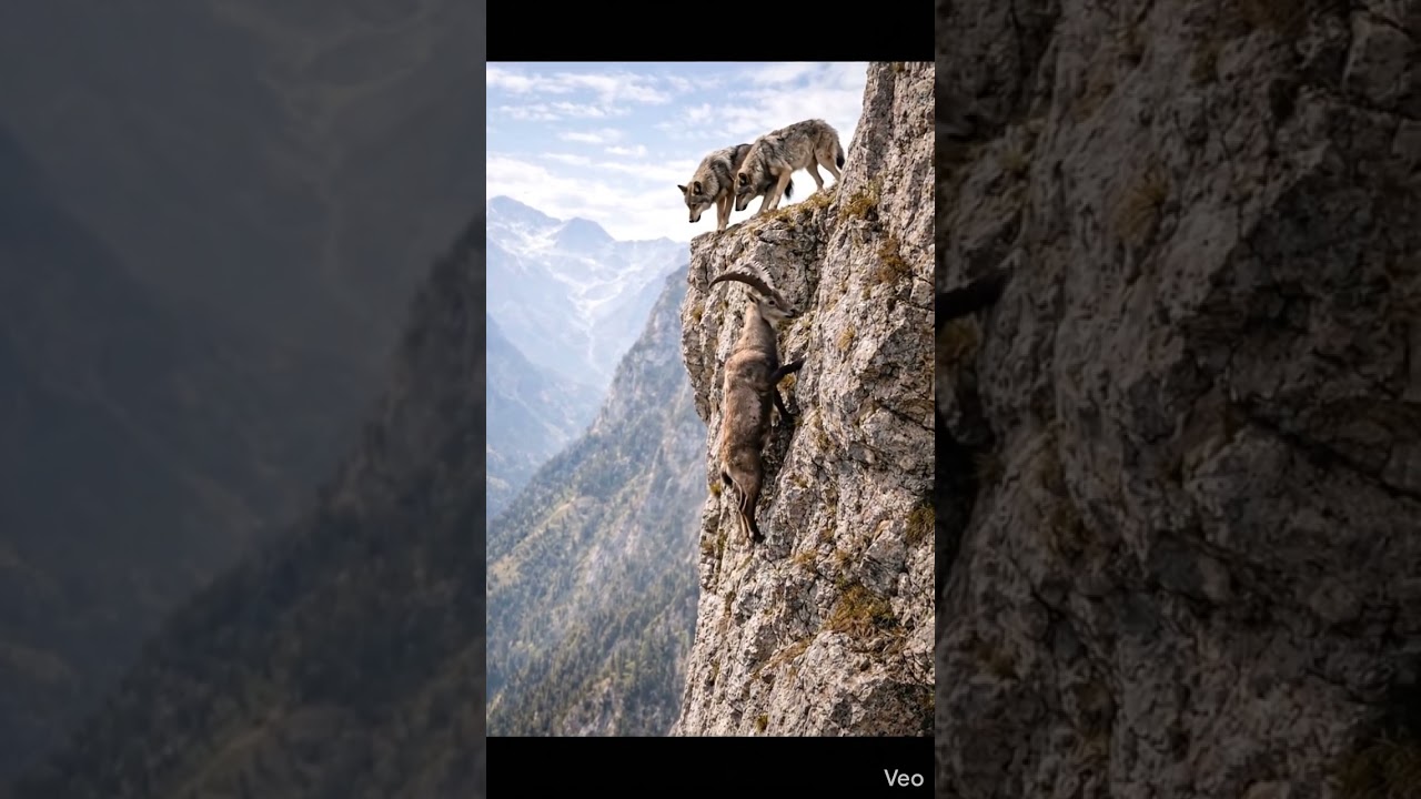 Life on the Edge: Ibex vs. Wolves 