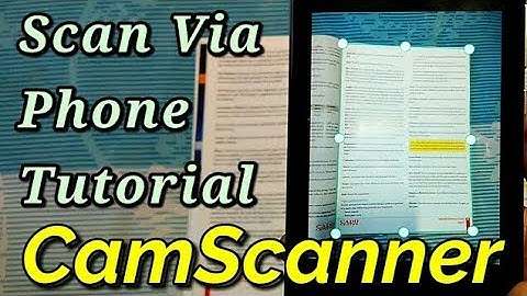 SCAN DOCUMENTS in Mobile! | CamScanner Tutorials | YM