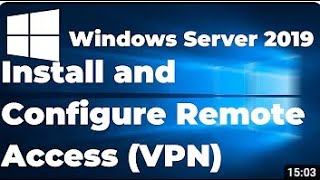 Server 2016 VPN Installation and configuration #network #vpnserver #vpn #bd #remotework #tech