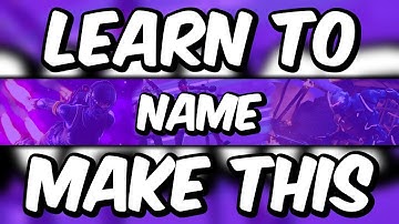 How to Make Fortnite Channel art