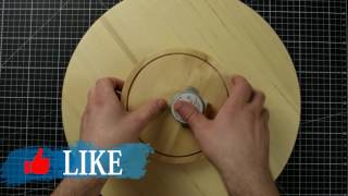 How to make a Turntable for Photo Studio / Lazy Susan motorized In this video, you will see how to make a turntable for four Photo 