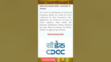 Centre for Development of Advanced Computing , KSP Recruitment 2022