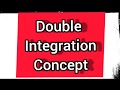 Double integration concept, engineering students