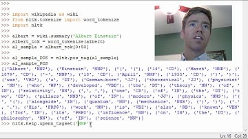 Ep 15 Python NLTK | Part of Speech Tagging