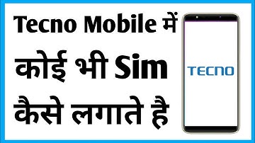 Tecno Spark Go Me Sim Kaise Dale | How To Insert Sim In Tecno Spark 6 Go