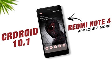 CrDroid 10.1 Update For Redmi Note 4 | Android 14 | Added App Lock & More Features